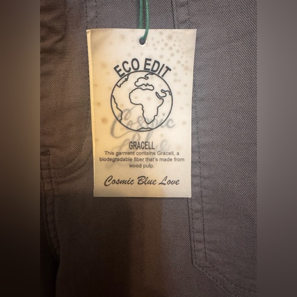 Stitch Fix Cosmic Blue Love Stylish Women's Gray Cargo Pants NWT size 30 - Picture 2 of 11